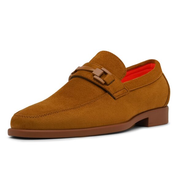 Men Casual Suede Buckle Loafer. The Caprio S Red Tayno Footwear | Shoes | Men Casual Suede Buckle Loafer The  main image 4